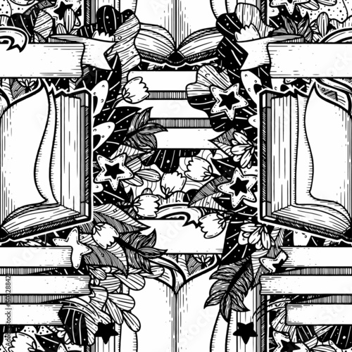 Book A Simple Yet Powerful Spell Seamless Surface Pattern Design
