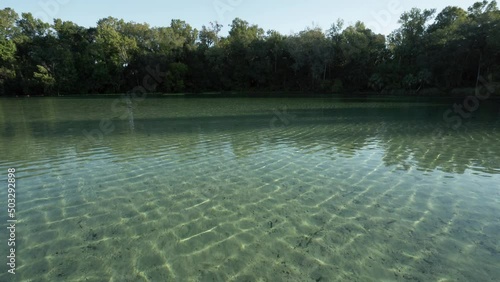 Clear Blue Alexander Springs in Ocala National Forest in Florida