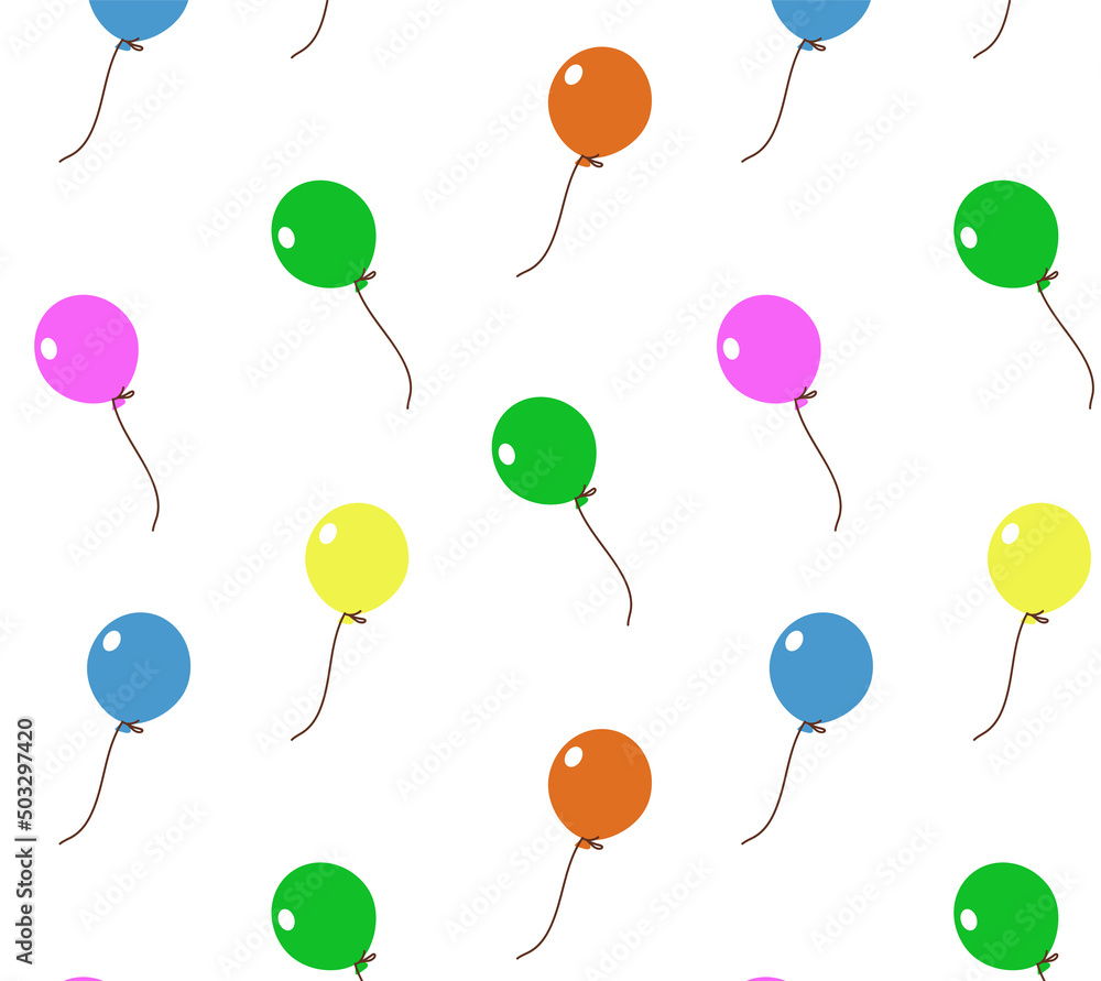 seamless pattern with balloons seamless pattern with balloons