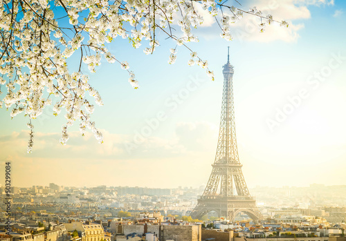 eiffel tour and Paris cityscape