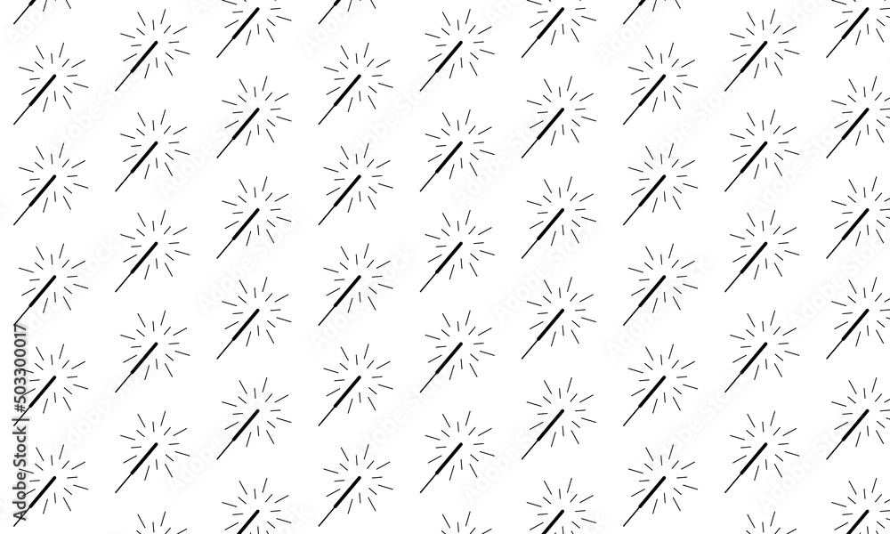 Diwali festival crackers seamless pattern, crackers on white background Diwali festival crackers seamless pattern, crackers on white background