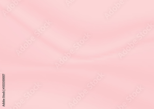Smooth pink silk fabric, design template for beauty and fashion product © natrot