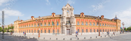Palacio de San Telmo, a jewel of Sevillian baroque (Seville, Spain)