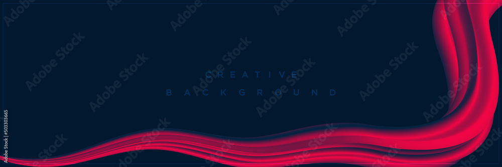 Modern abstract red gradient banner background design Stock Vector ...