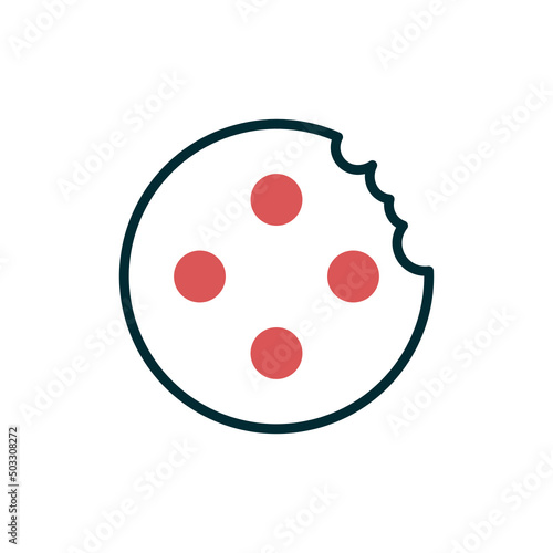 Marie Biscuit With Bite Icon