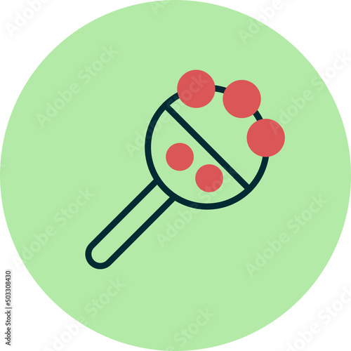 Inclined Candy Icon