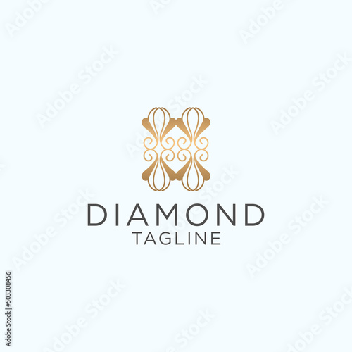 Diamond logo icon design vector 