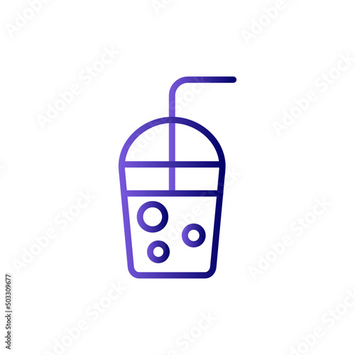 Milkshake With Straw Icon