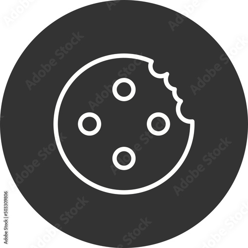 Marie Biscuit With Bite Icon