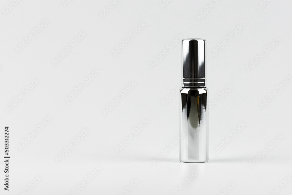 metal sprayer of essence perfume minimal style concept. unbranded perfume aluminium sprayer for your text and design metal sprayer of essence perfume minimal style concept. unbranded perfume aluminium sprayer for your text and design