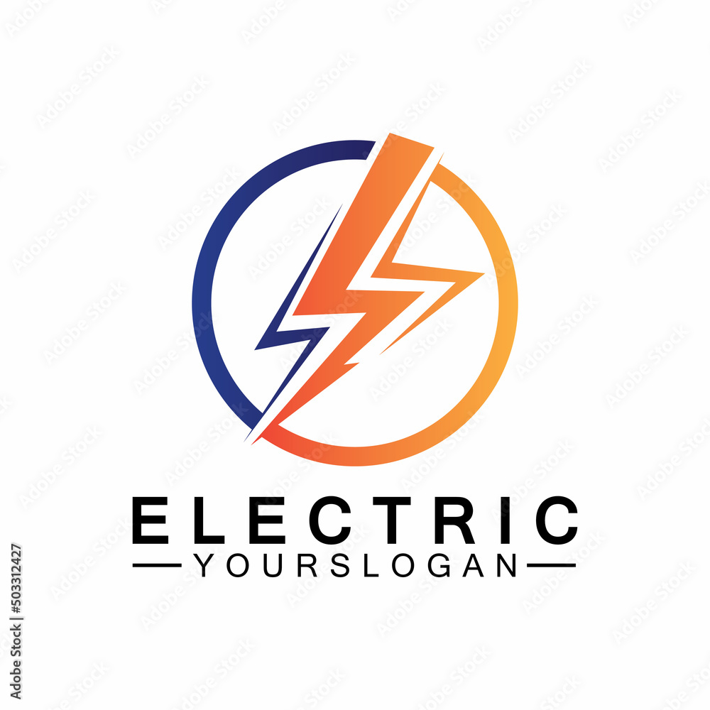 lightning thunder bolt electricity logo design template lightning thunder bolt electricity logo design template