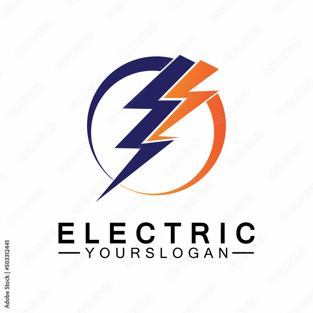 lightning thunder bolt electricity logo design template lightning thunder bolt electricity logo design template