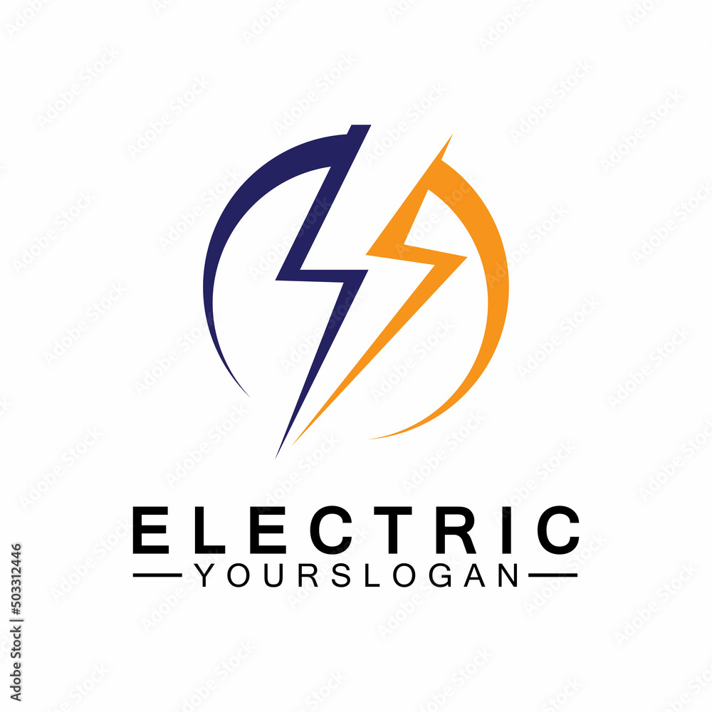 lightning thunder bolt electricity logo design template lightning thunder bolt electricity logo design template
