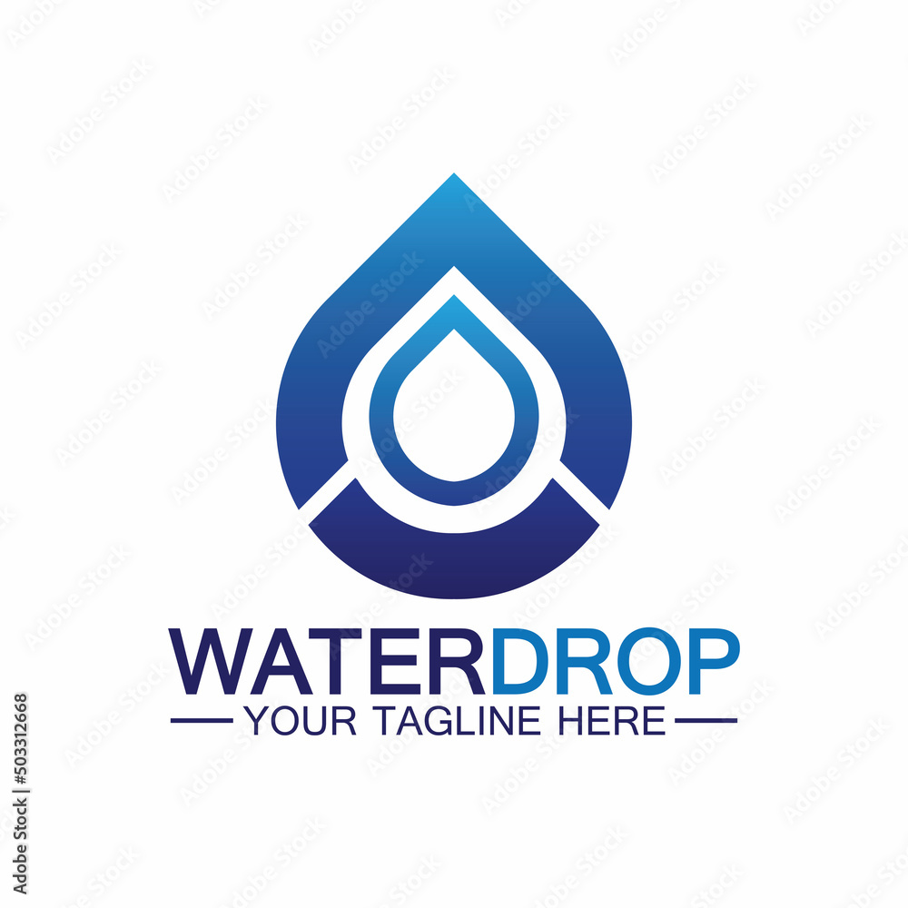 Water drop Logo Template vector illustration design Water drop Logo Template vector illustration design