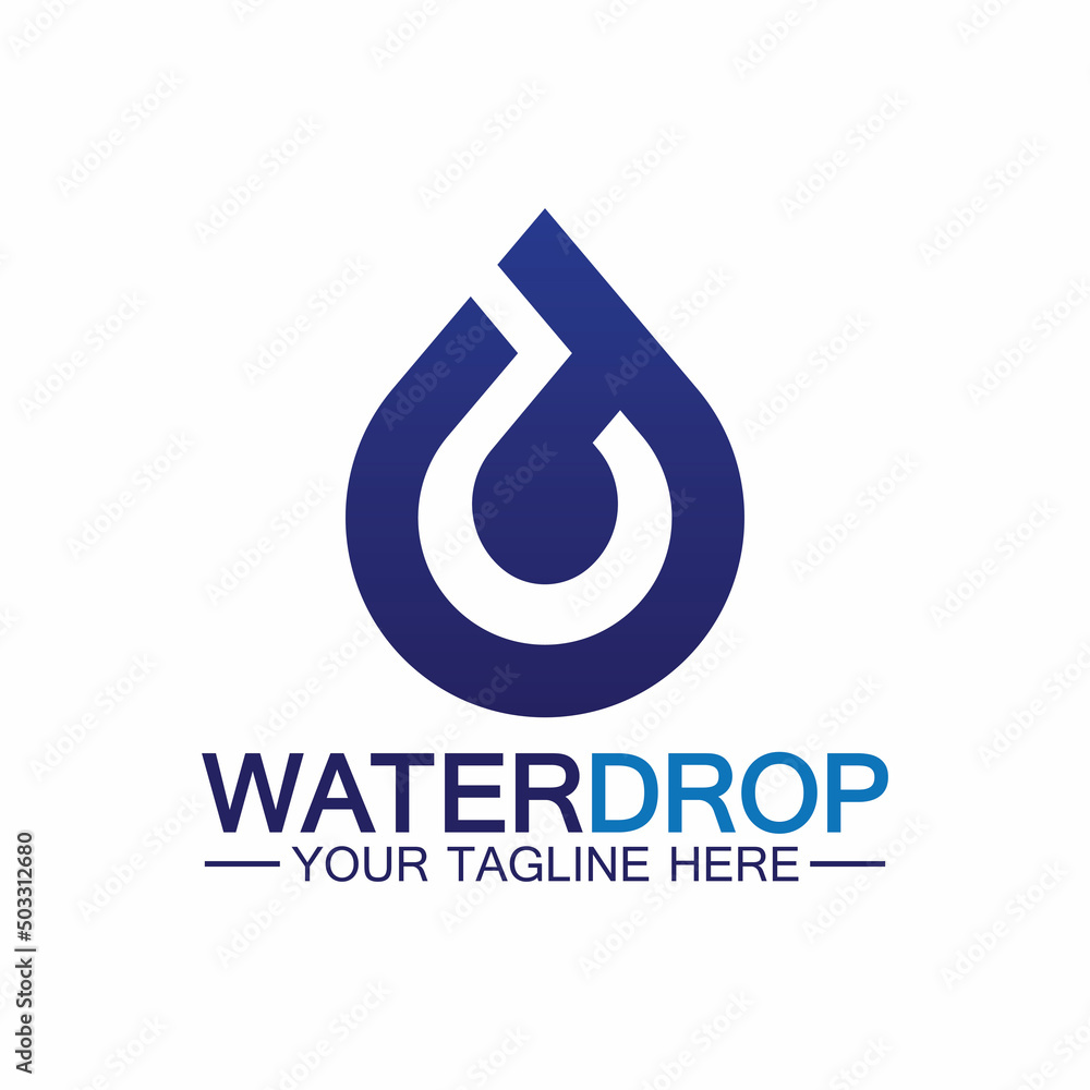 Water drop Logo Template vector illustration design Water drop Logo Template vector illustration design