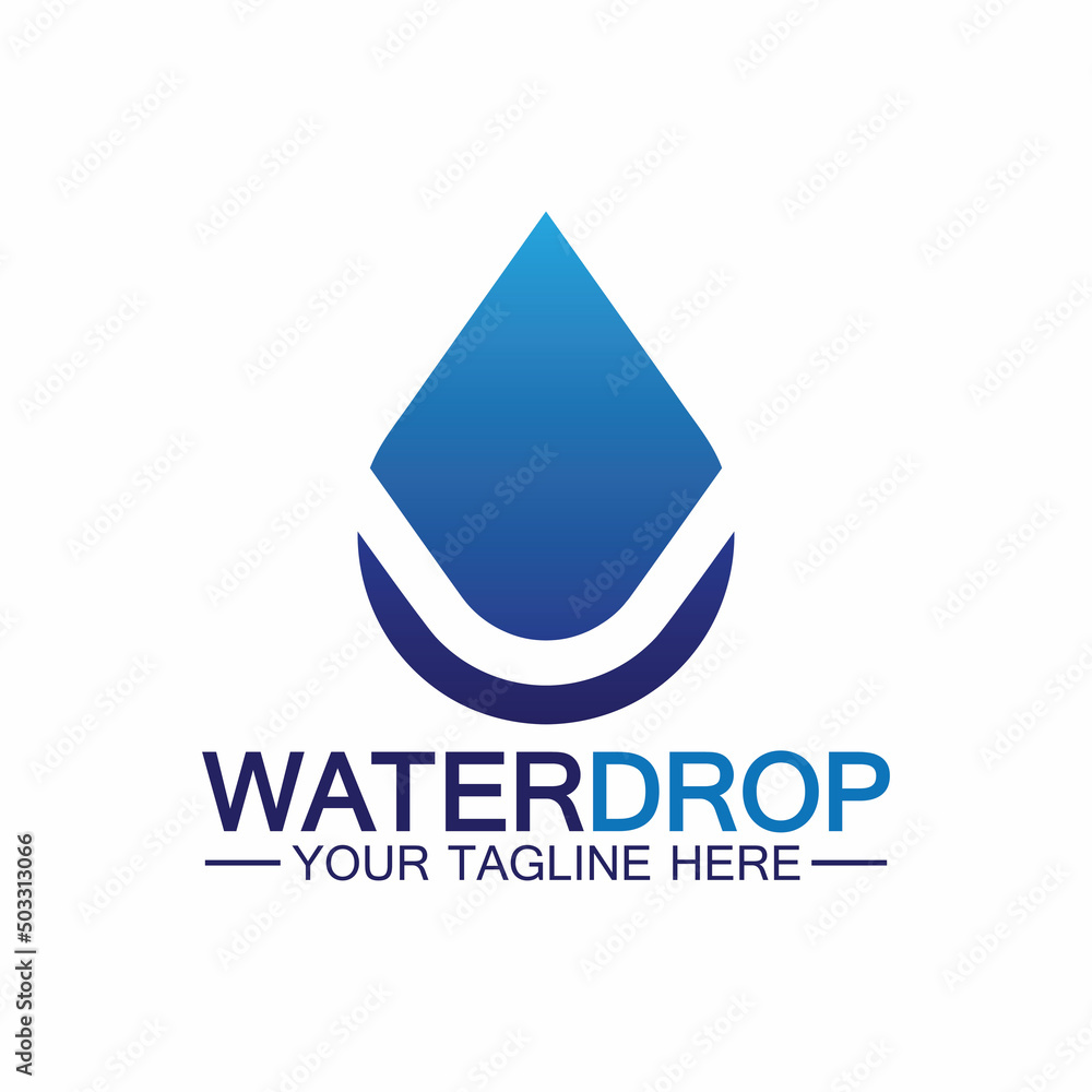 Water drop Logo Template vector illustration design Water drop Logo Template vector illustration design