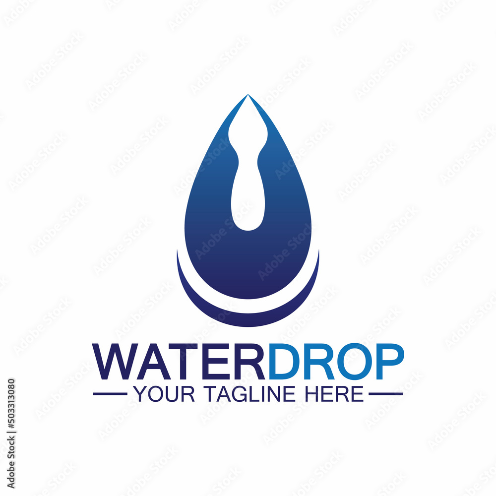 Water drop Logo Template vector illustration design Water drop Logo Template vector illustration design