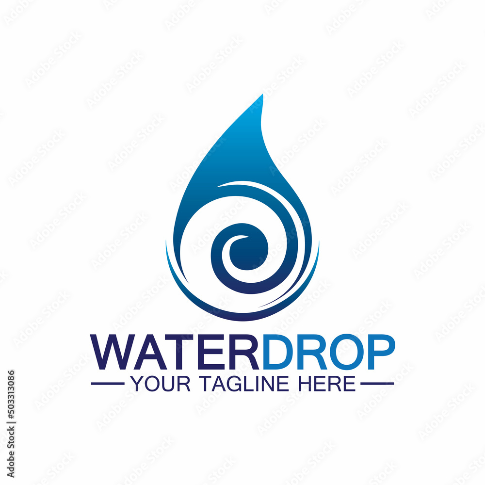 Water drop Logo Template vector illustration design Water drop Logo Template vector illustration design
