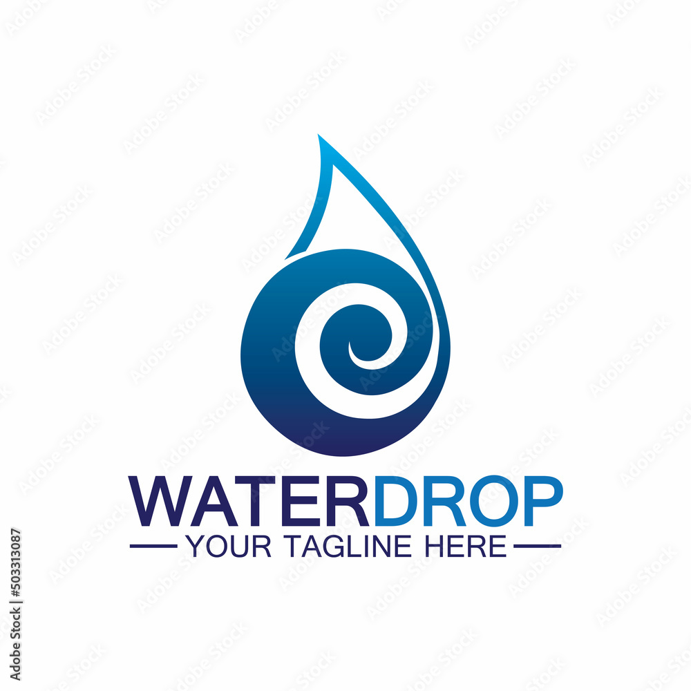 Water drop Logo Template vector illustration design Water drop Logo Template vector illustration design