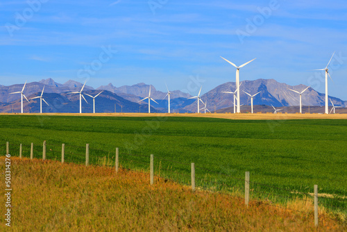 Wind Turbine Windmill Renewable Energy Alberta Canada