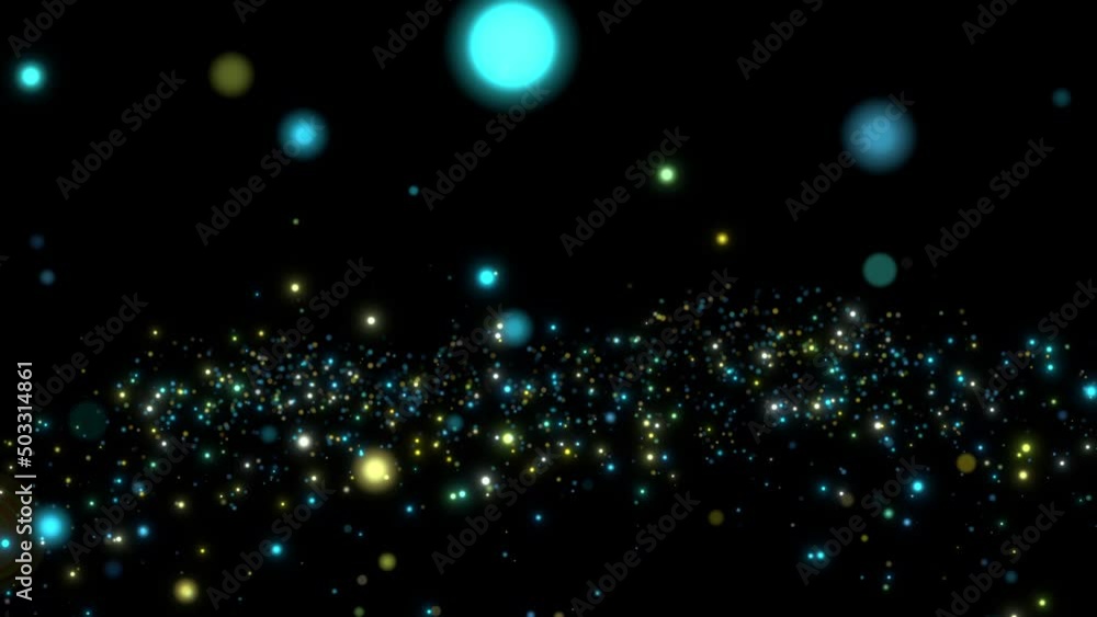 abstract blue lights background particles loop abstract blue lights background particles loop