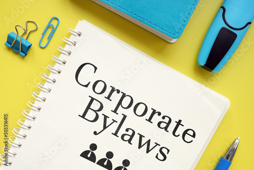 Corporate Bylaws is shown using the text photo
