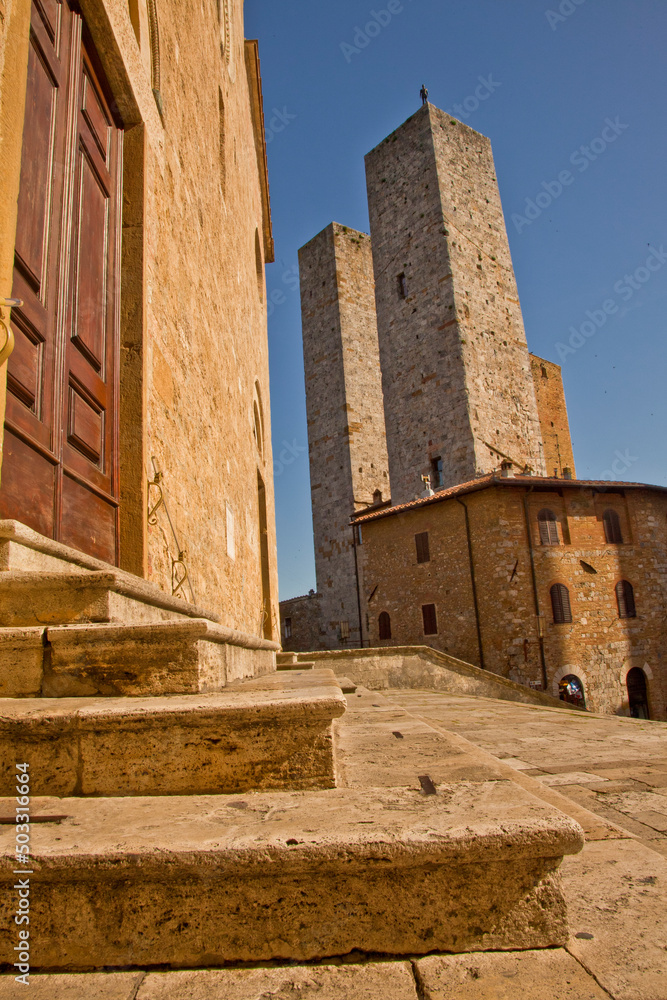 San Giminiano città turrita, Siena. Toscana, Italia