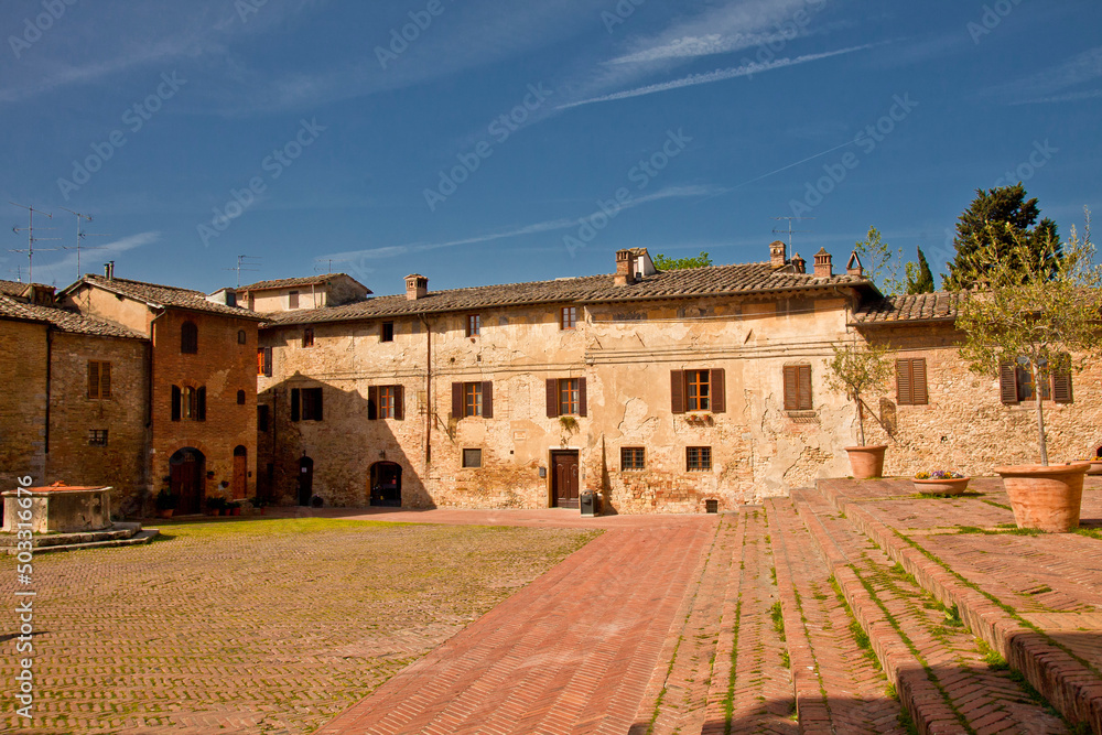 San Giminiano città turrita, Siena. Toscana, Italia