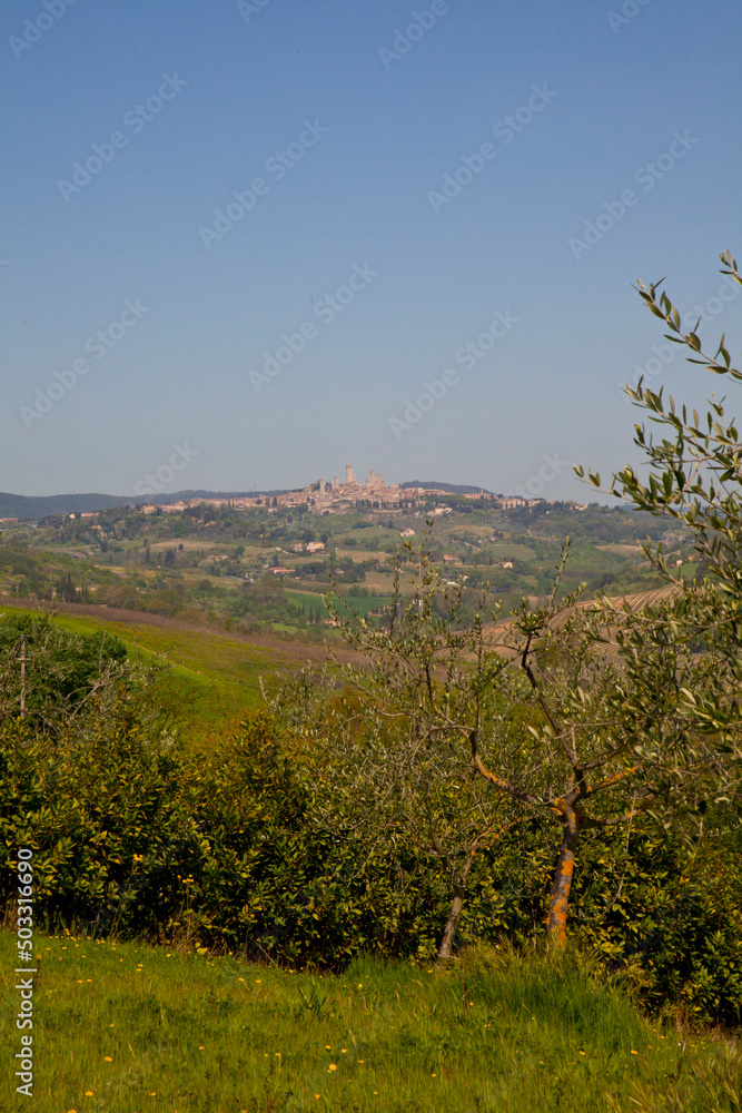 San Giminiano città turrita, Siena. Toscana, Italia