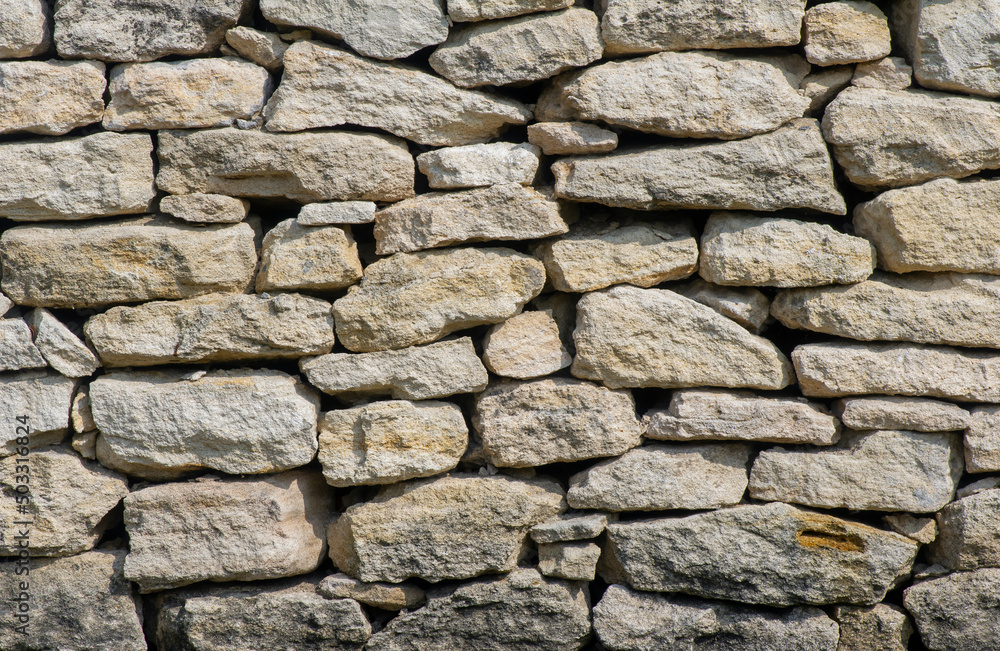 White stone slabs, limestone for natural walls. Natural computer background and wallpaper