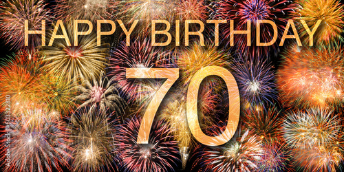 congratulations to 70th Birthday