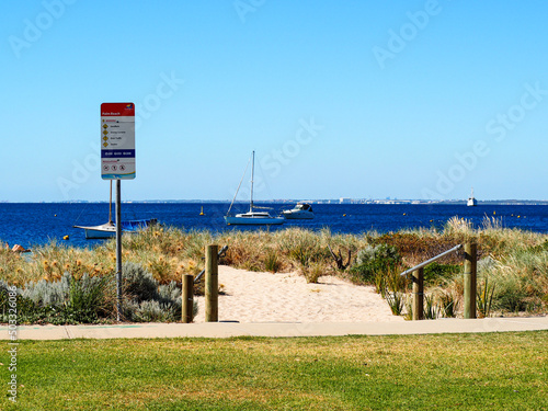 beautiful Rockingham beach in Western Australia
