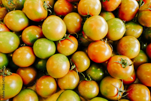 Fototapeta Naklejka Na Ścianę i Meble -  yellow cherry tomatoes 