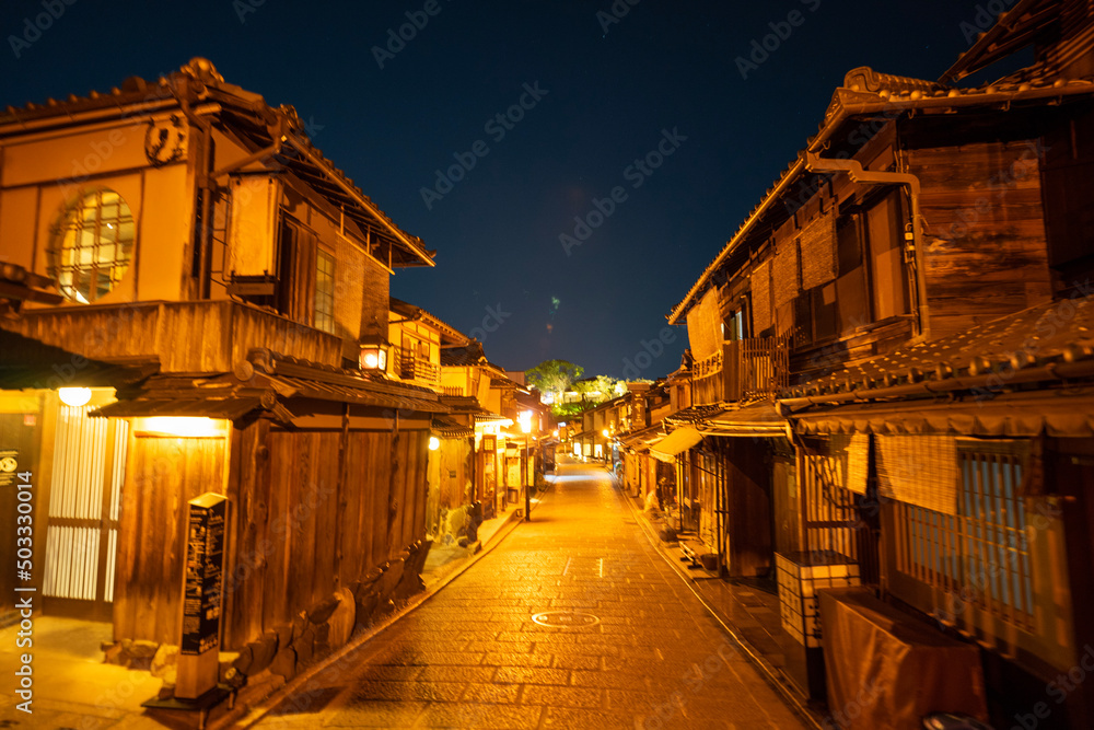 Fototapeta premium old street in the old town