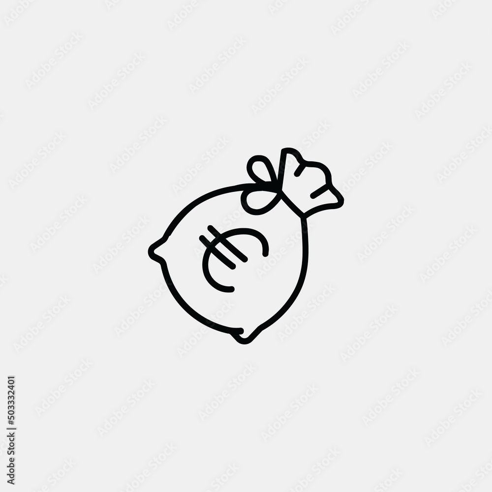Dollar vector icon illustration sign Dollar vector icon illustration sign