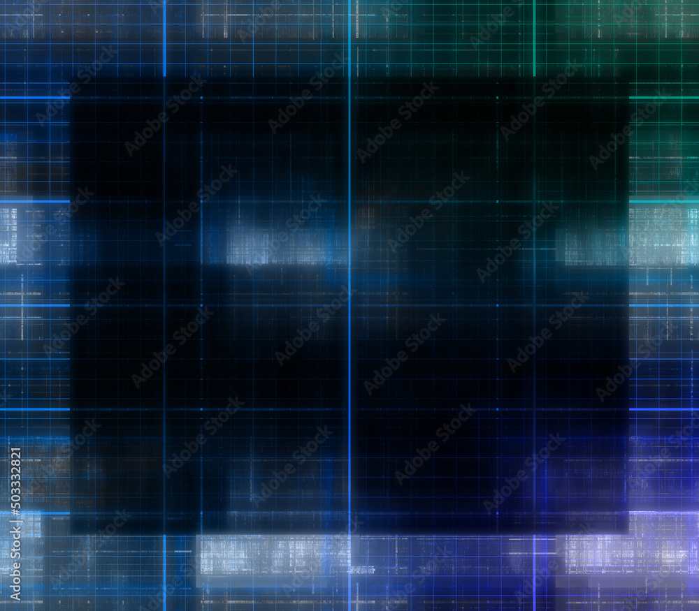 Abstract glitch art grid border background image. Abstract glitch art grid border background image.