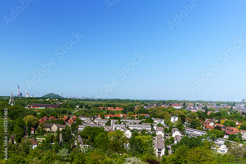 Blick auf Gelsenkirchen von der Halde Rungenberg