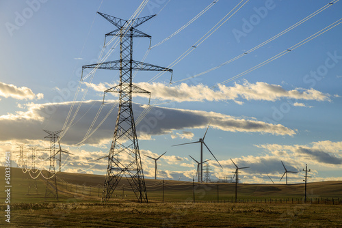 Electricity utility pole infrastructure Alberta Canada
