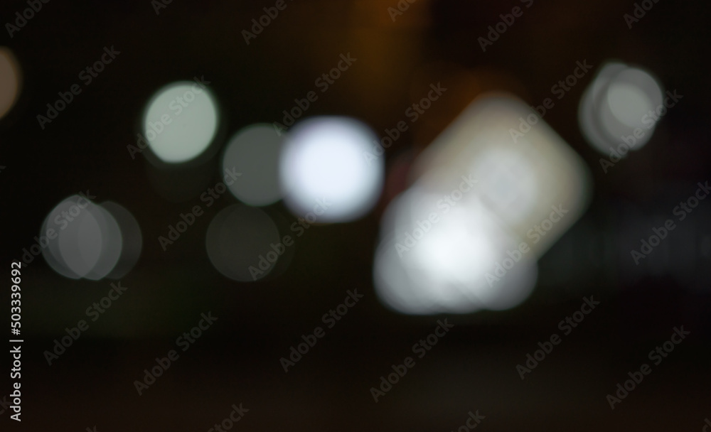 City night lights bokeh blurred background City night lights bokeh blurred background