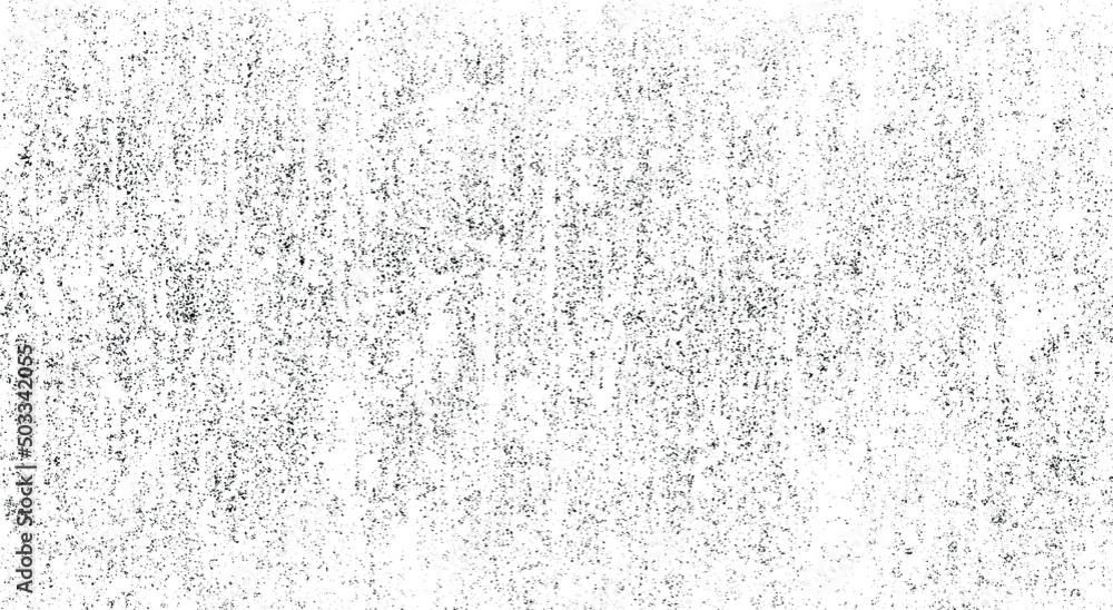 Abstract vector noise. Small particles of debris and dust. Distressed uneven background. Grunge texture overlay with fine grains isolated on white background. Vector illustration. EPS10. Abstract vector noise. Small particles of debris and dust. Distressed uneven background. Grunge texture overlay with fine grains isolated on white background. Vector illustration. EPS10.