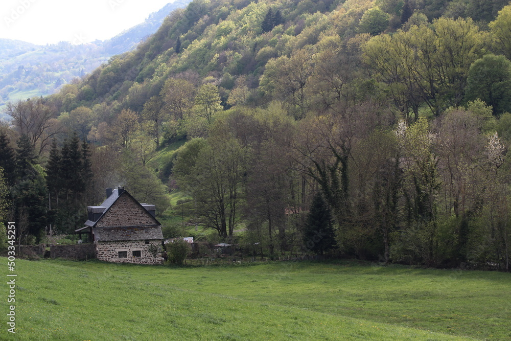 vallée glaciaire de Valbeleix, Auvergne