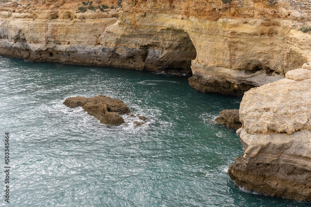Sea rock arch in Portugal