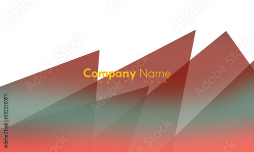 Dynamic wave and color company name abstract background  colorful gradient