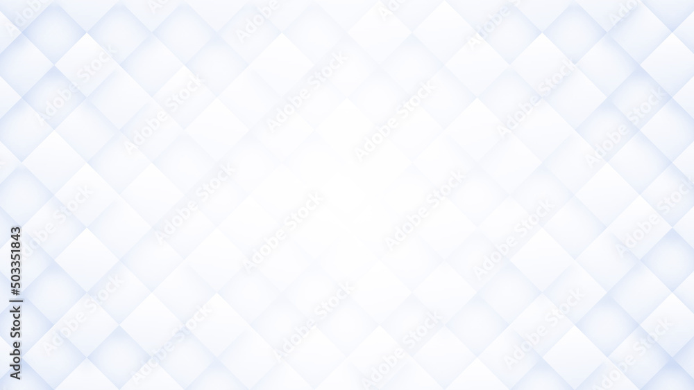 3D Rendered Rhombus Mosaic Tile Grid Pattern White Abstract Technology Background. Three Dimensional Volumetric Angled Cube Blocks Structure 4K 8K High Definition Futuristic Minimalist Art Wallpaper 3D Rendered Rhombus Mosaic Tile Grid Pattern White Abstract Technology Background. Three Dimensional Volumetric Angled Cube Blocks Structure 4K 8K High Definition Futuristic Minimalist Art Wallpaper