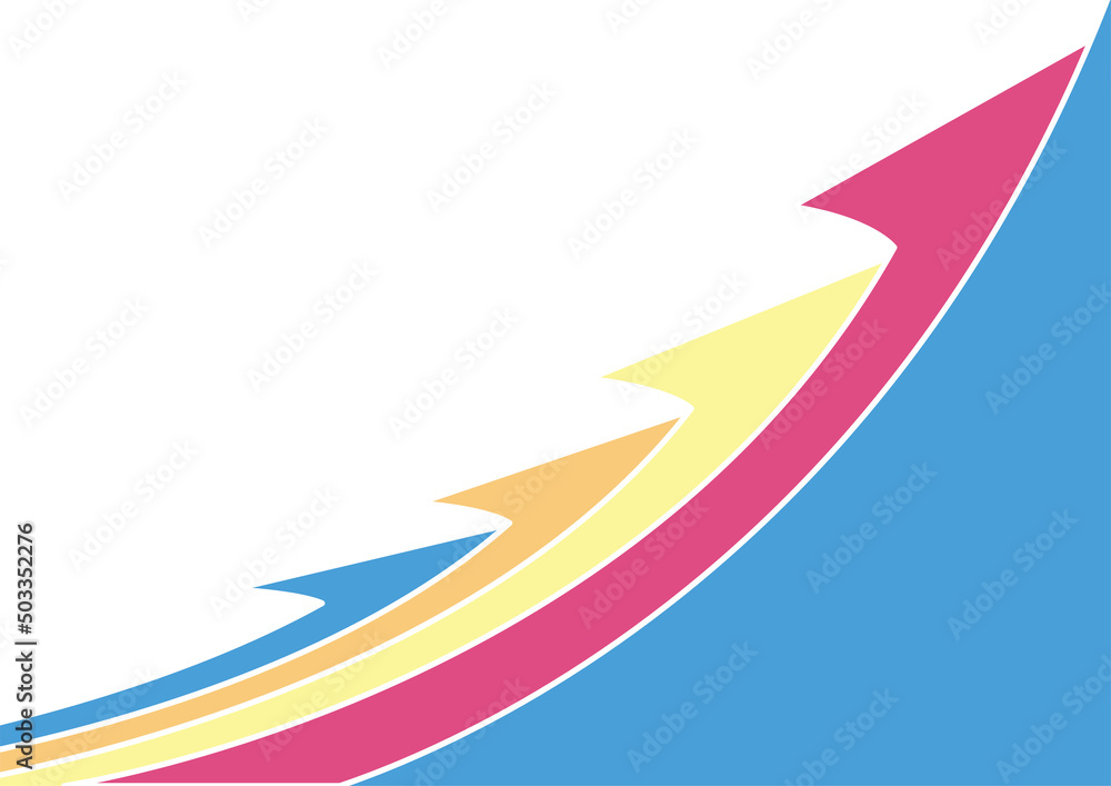 矢印のイラスト背景素材