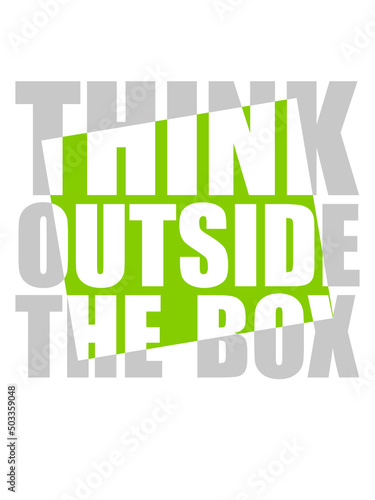 Think outside Grün 