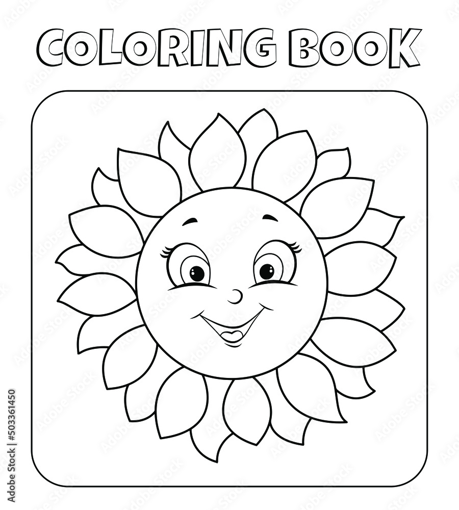sunflower coloring page sunflower coloring page