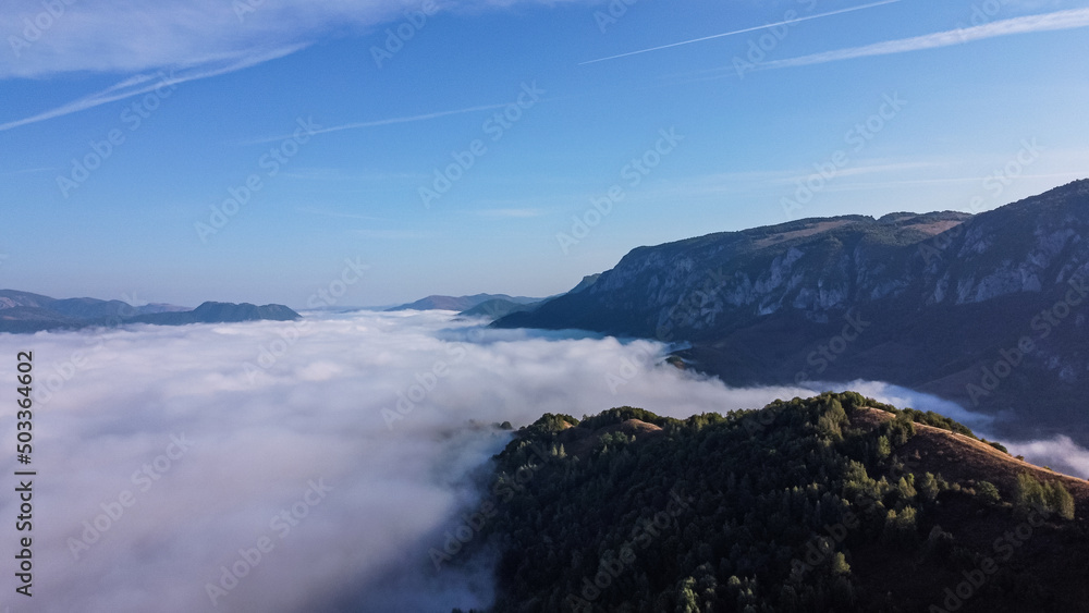 Valley Flooded with Clouds Valley Flooded with Clouds