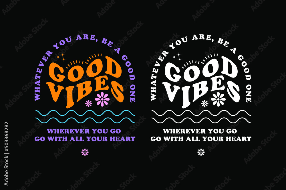 Aesthetic quotes streetwear vector graphic design