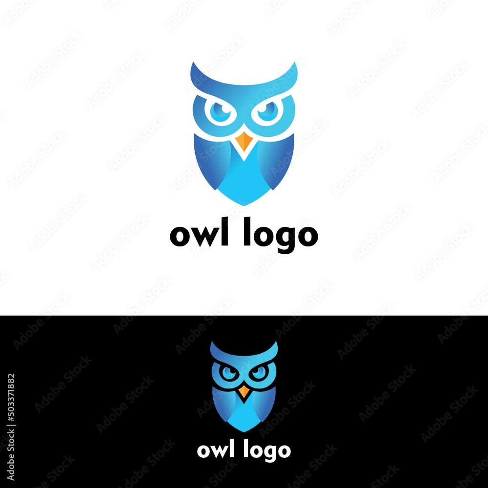 Owl Logo icon shield wing creative Modern Design Owl Logo icon shield wing creative Modern Design